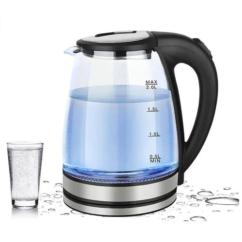 1.8L Electric Kettle with LED Light and Auto Shut - Off - Tech Tready