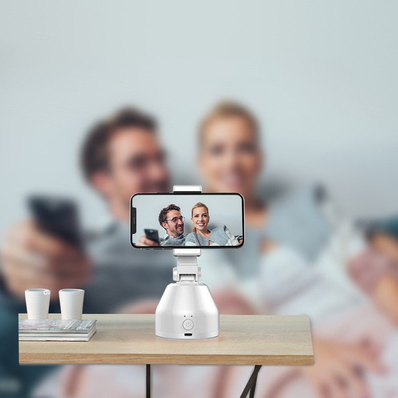 360 - Degree Object Tracking Bracket Smart Phone Live Broadcast PTZ Face Recognition New Mobile Phone Live Broadcast Bracket - Tech Tready