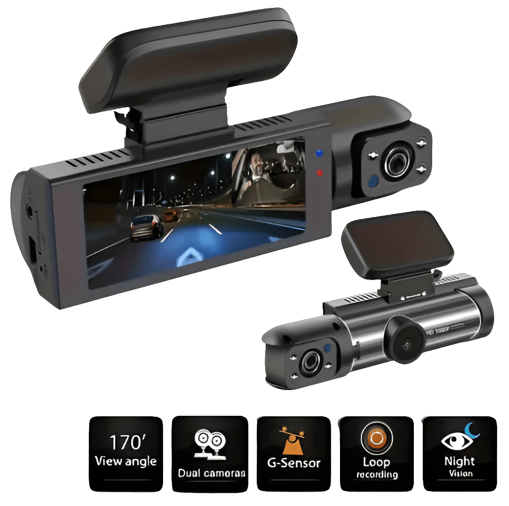 360° Dual Lens Car Dash Cam - Tech Tready