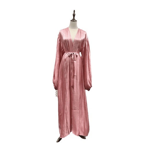 Abaya Dress Kimono For Women Fashion Puff Sleeve - FashionTech