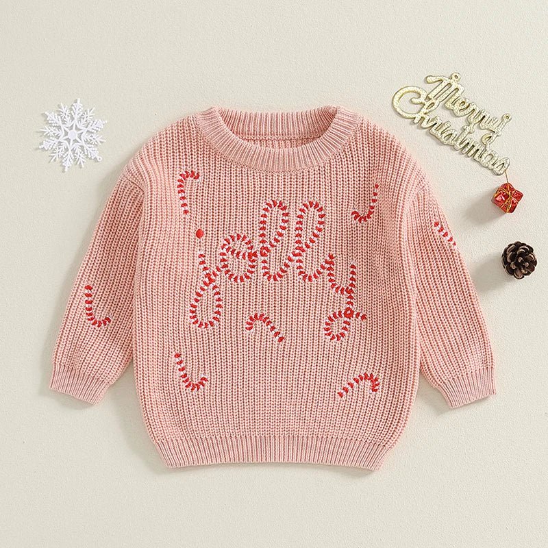 Adorable Reindeer Patterned Holiday Sweater Cozy Knit Pullover Festive Winter Jumper for Baby and Infant Toddler - FashionTech