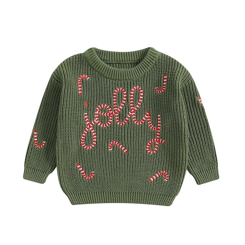Adorable Reindeer Patterned Holiday Sweater Cozy Knit Pullover Festive Winter Jumper for Baby and Infant Toddler - FashionTech