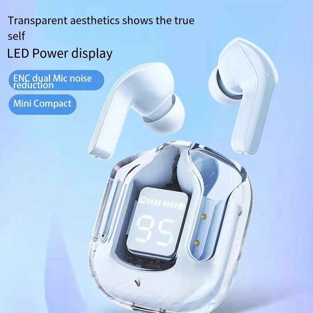 Air31 Earpuds Wireless Bluetooth 5.0 Sport Gaming Headsets Noise Reduction Earbuds Mic Headphones with LED Display Earphones - FashionTech