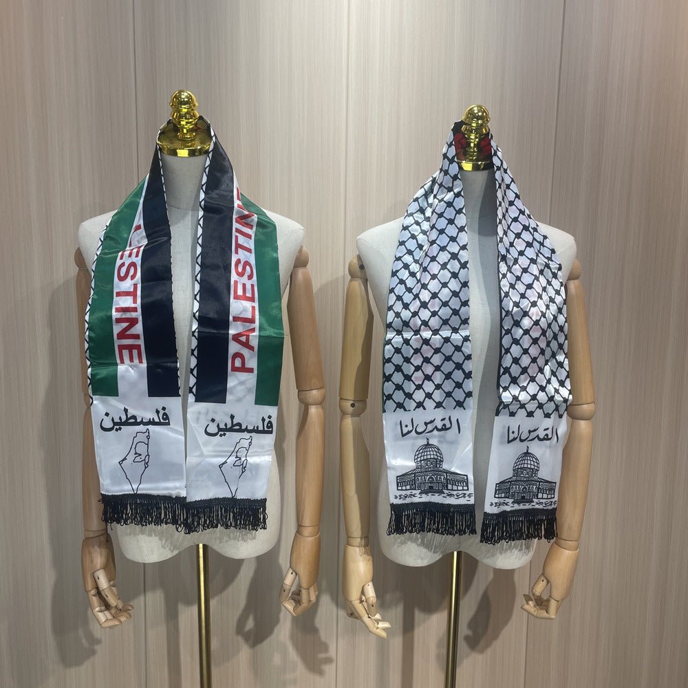 Arabic scarf prayer scarf ethnic style scarf shawl scarf headscarf - Tech Tready