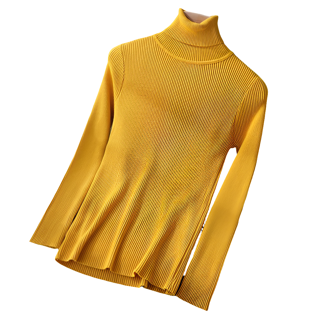 Highneck long-neck Sweaters top wear
