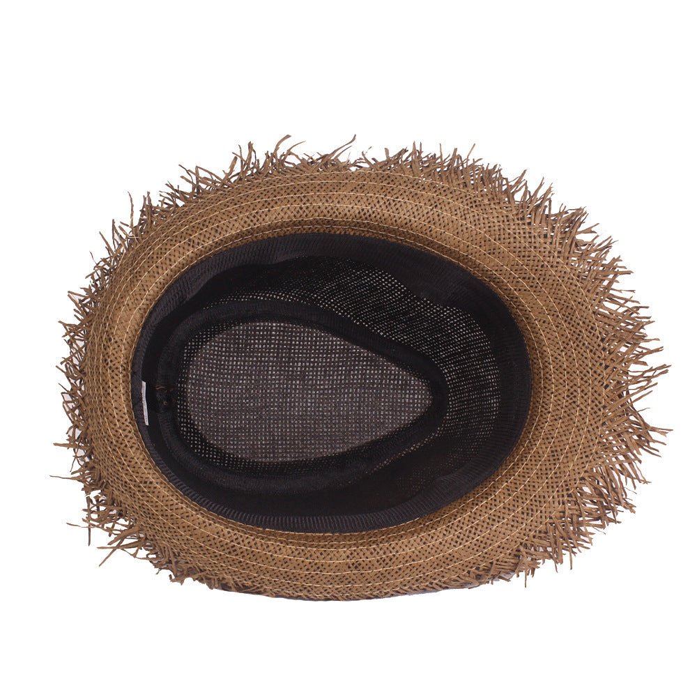 Cowboy Old Top Hats Straw Hats Summer Sun - FashionTech