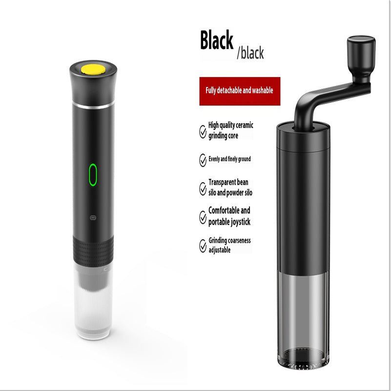 Electric Grinder Coffee Travel Handy 3 In1 Espresso Portable Coffee Espresso Maker Machine Cafe Portable Capsule Coffee Machine Kitchen Gadgets - Tech Tready