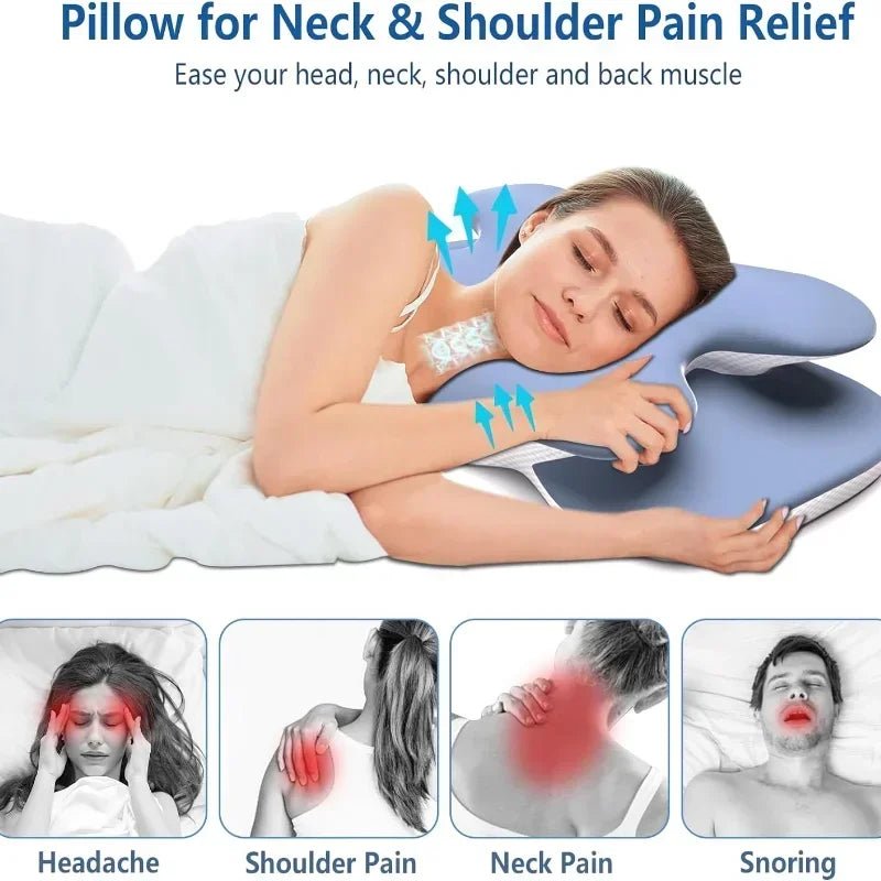 Ice Silk Pillowcase Ergonomic Sleepers - FashionTech