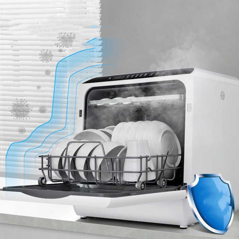 Installation Free Kitchen Dual - use Mini Dishwasher - Tech Tready