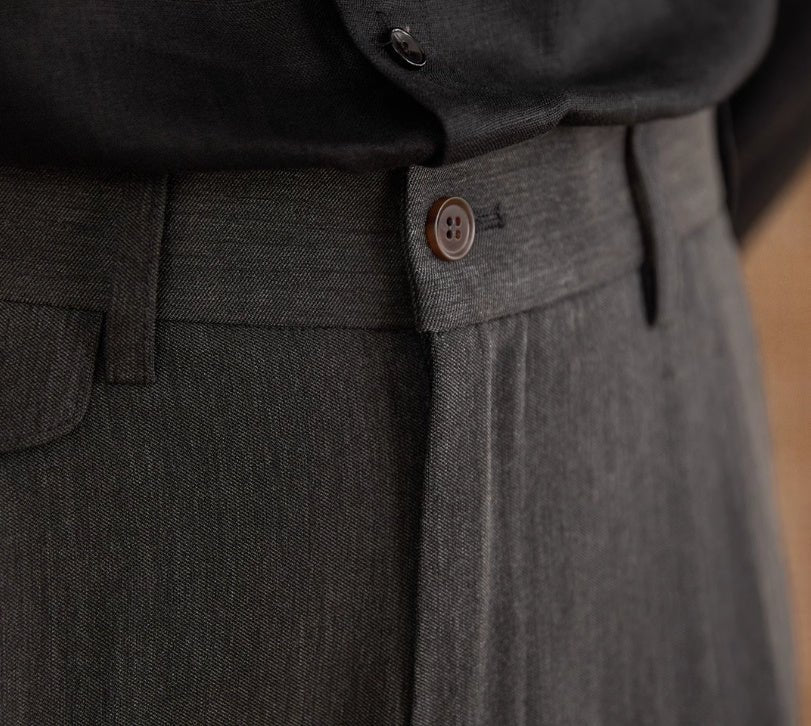 Italian Gentry High Waist Straight Pants - FashionTech