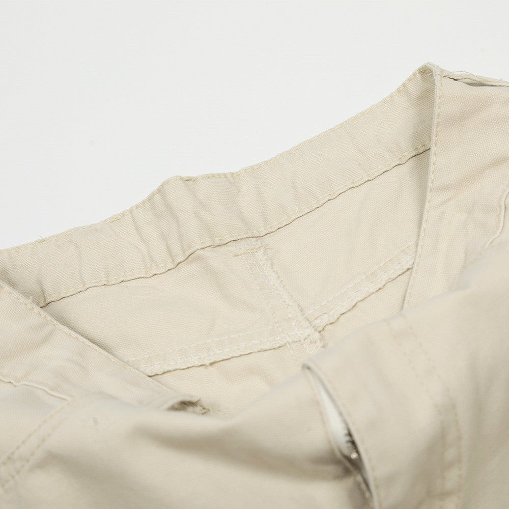 Loose Multi - Pocket Cargo Shorts jorts Men's Knee - Length Pants Design Pleated Baggy Jeans - FashionTech