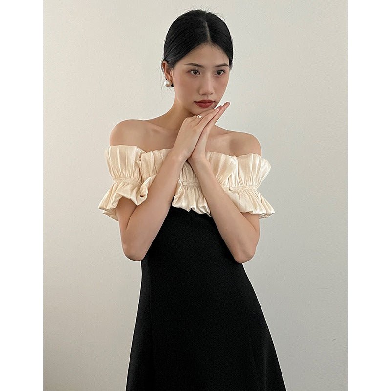 One shoulder dress for women wearing formal dresses and long skirts - FashionTech