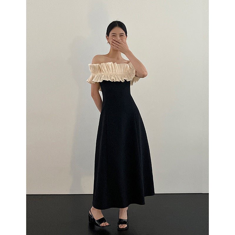 One shoulder dress for women wearing formal dresses and long skirts - FashionTech