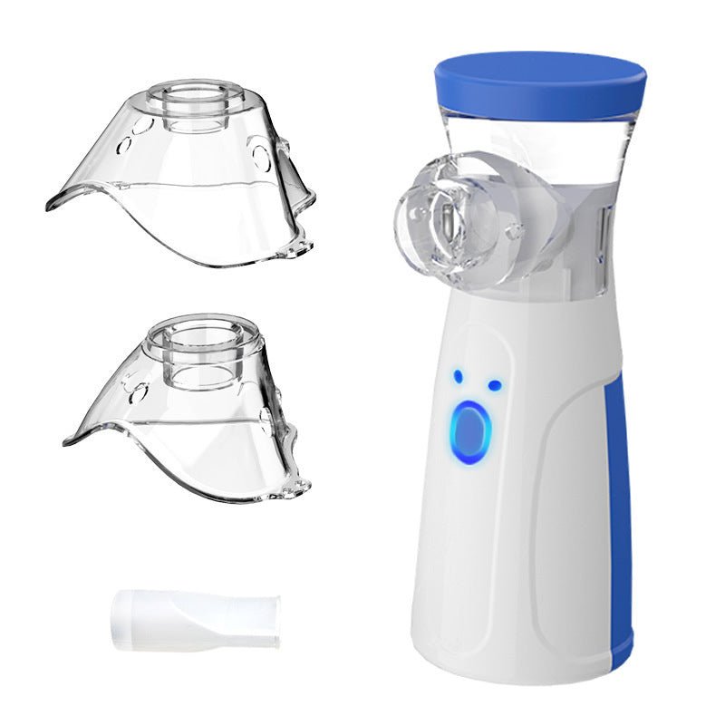 Outdoor Portable Nebulizer Silent Mesh Mini First Aid Kit Handheld Asthma Inhaler Atomizer Kids Adult Saving Emergency Device - FashionTech