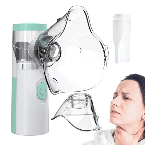 Outdoor Portable Nebulizer Silent Mesh Mini First Aid Kit Handheld Asthma Inhaler Atomizer Kids Adult Saving Emergency Device - FashionTech