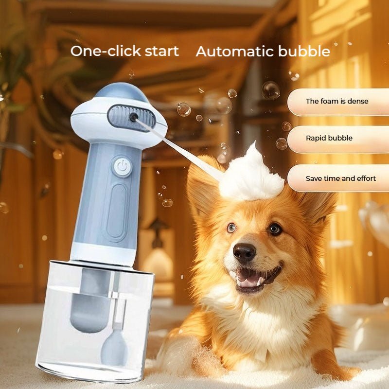 Pet Cleaning Bathing Automatic Pet Shower Foaming Machine Cat Dog Bath Solution Foaming Machine Electric Bubble Machine - FashionTech