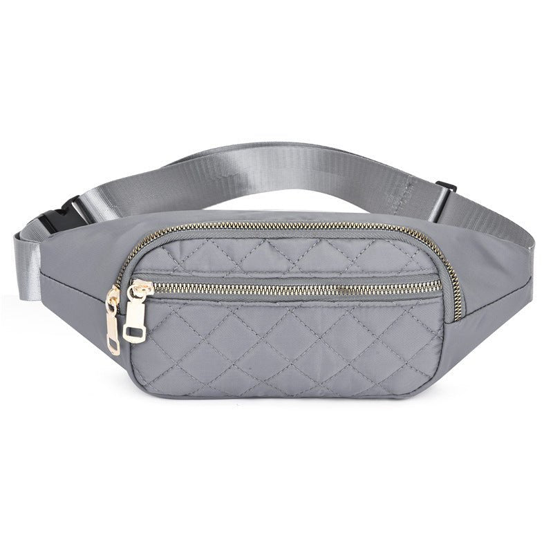 Rhombus Fanny Packs For Women Crossbody Waist Bags For Sports Hiking Cycling Running - FashionTech