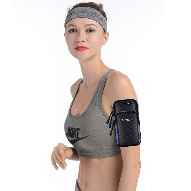 Running phone arm bag Unisex fitness equipment outdoor handbag wrist bag - FashionTech