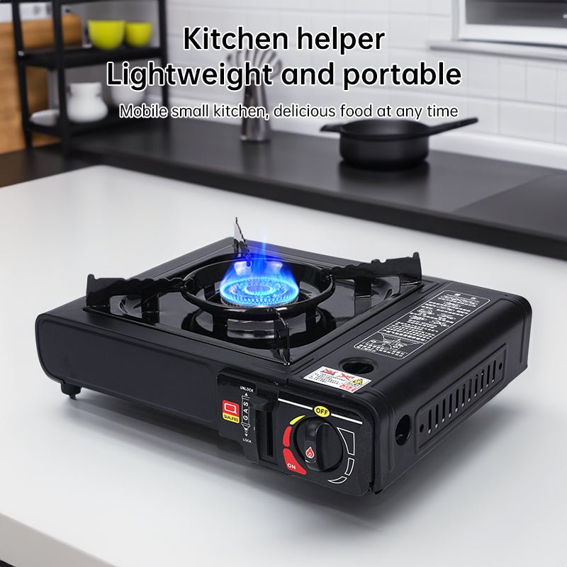 Single - burner Butane Camping Stove, windproof, adjustable, portable - Tech Tready