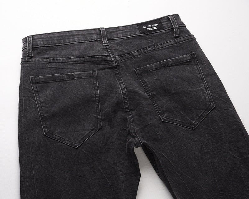 Snowflake washed slim - fit jeans - FashionTech