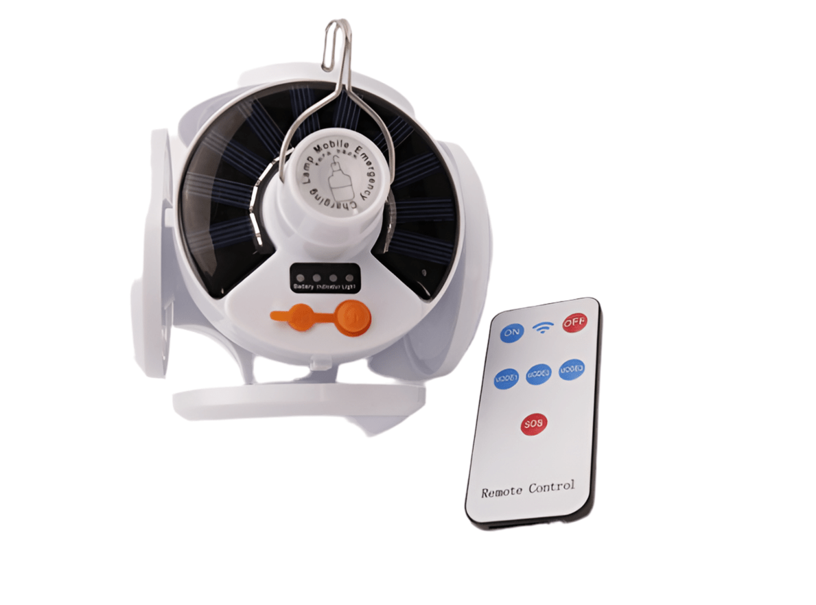 Solar LED Torch USB Rechargeable Night Light Outdoor Camping Lamp Emergency Lights Portable Searchlights - FashionTech