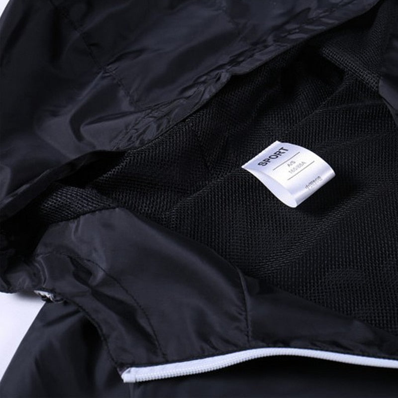 Spring Summer Mens Fashion Outerwear Windbreaker Men' S Thin Jackets Hooded Casual Sporting Coat Big Size - Tech Tready