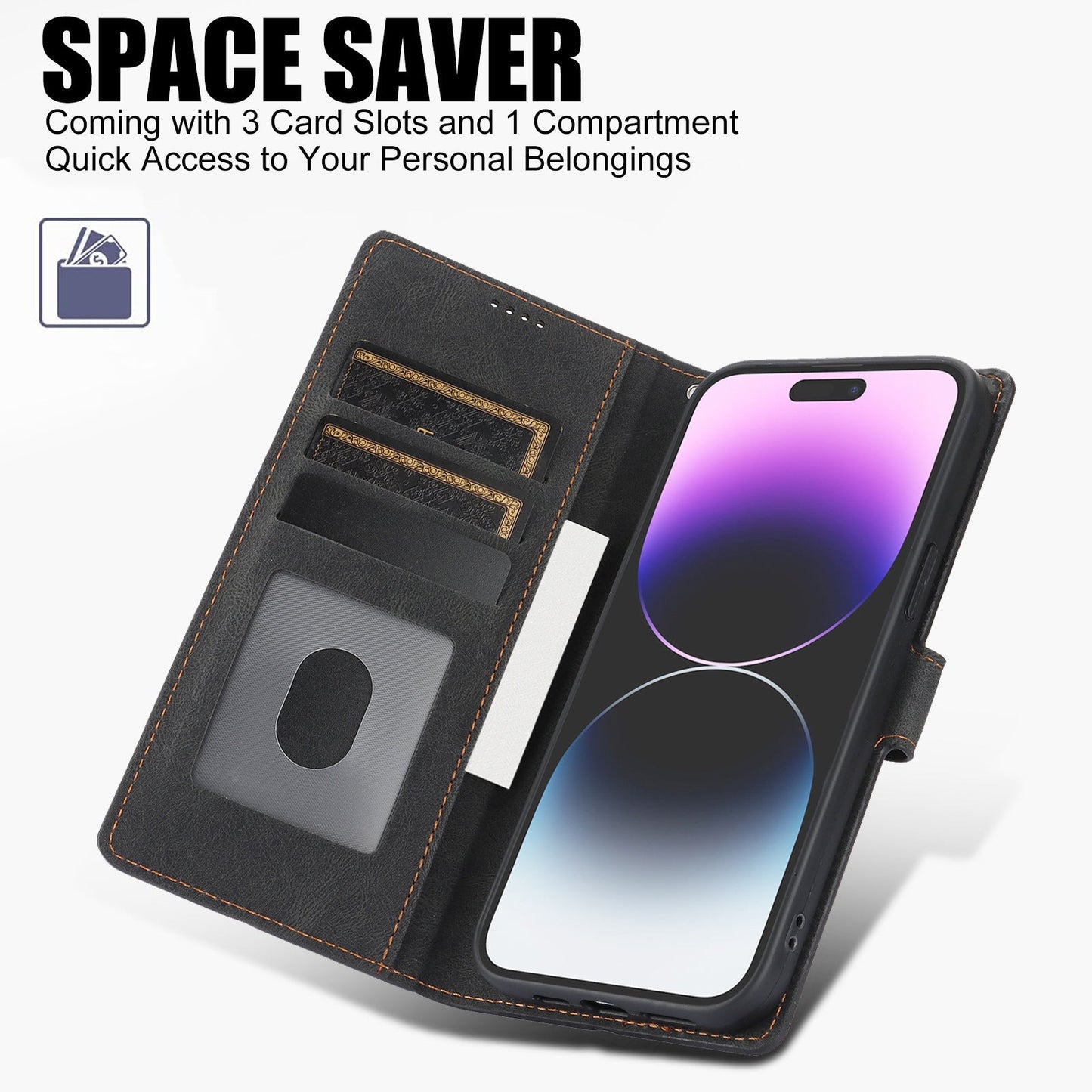 Suitable for Apple phone case FE wallet style anti drop phone leather case cover - FashionTech