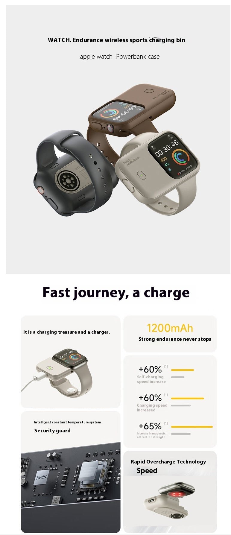 Suitable For Power Bank Watch Portable Wireless Power Bank Portable - Tech Tready