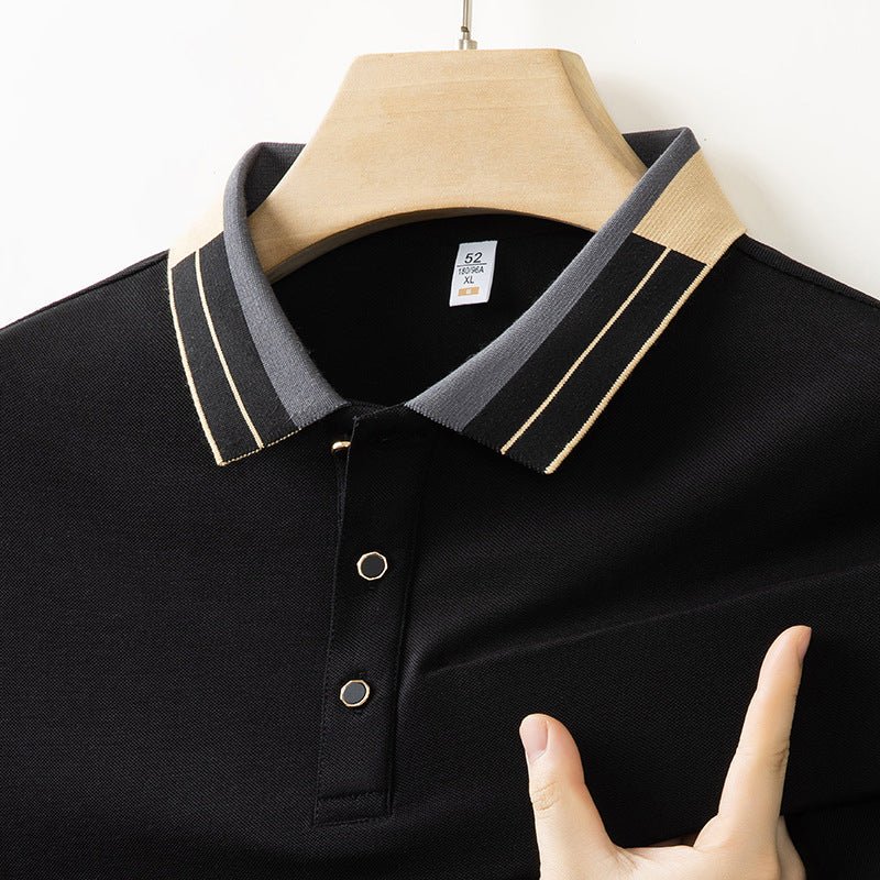 Summer new fashionable casual trend simple lapel t-shirt for men - FashionTech