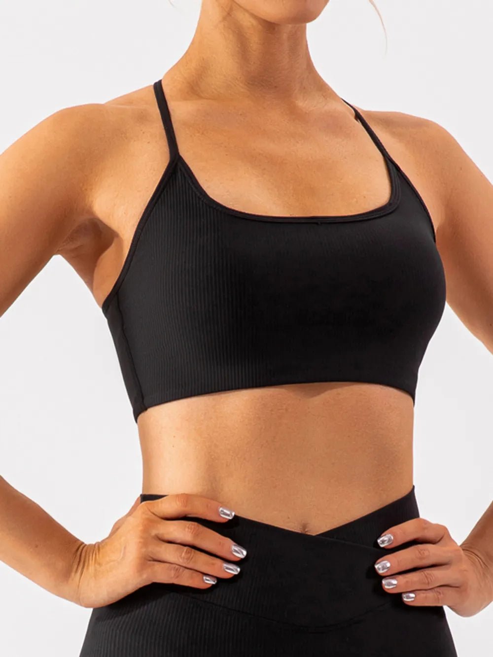 Tight fitting quick drying yoga clothes for training running beautiful back sports underwear for women - FashionTech