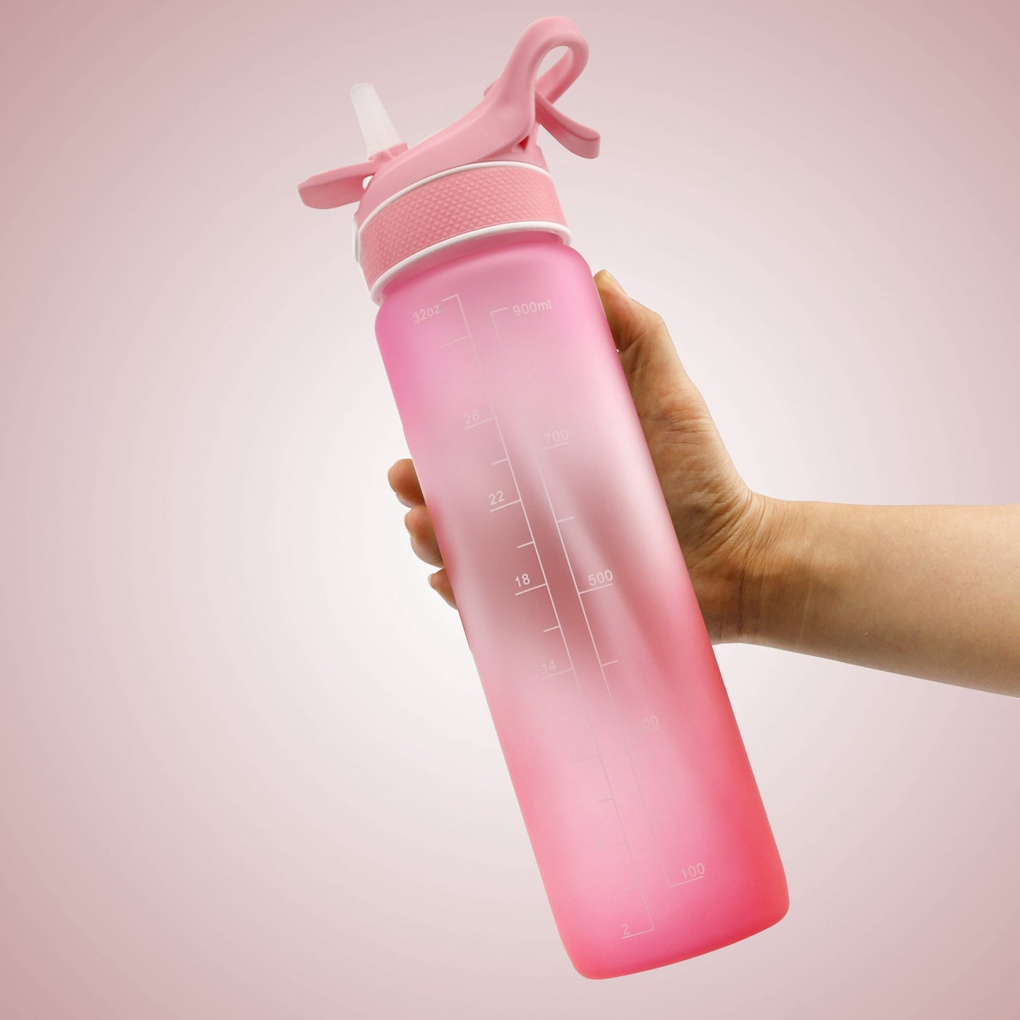 Water Bottle Scrub Bounce Cover Straw Space Cup Sports Water Bottle - Tech Tready