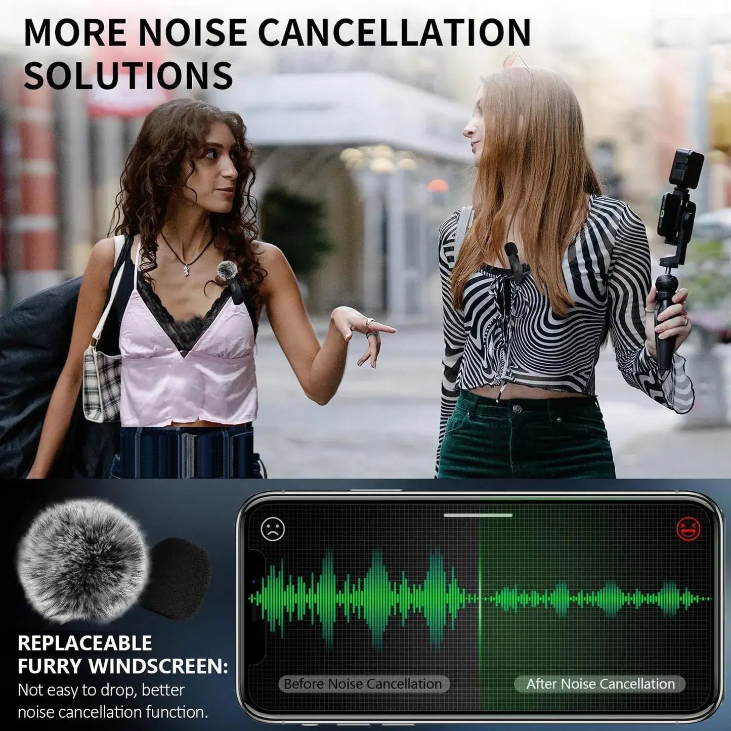 Wireless Lavalier Microphone Portable Solution For Mobile Recording - Tech Tready