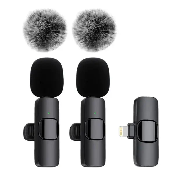 Wireless Lavalier Microphone Portable Solution For Mobile Recording - Tech Tready