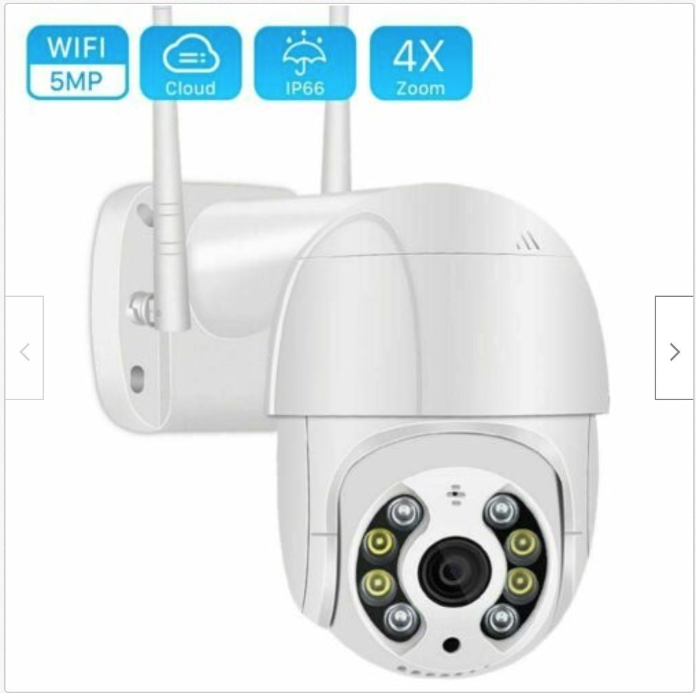 Wireless WiFi Surveillance Camera Dual Light Source AI Smart - Tech Tready