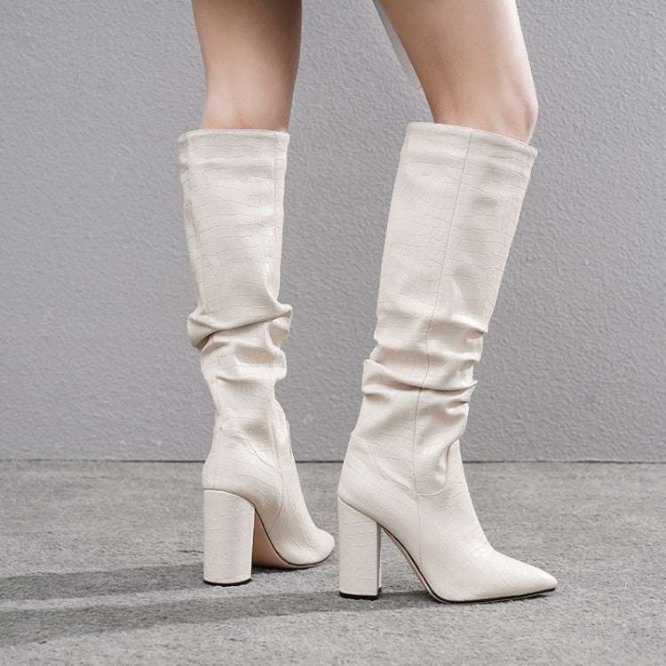 Women's knee high boots - FashionTech