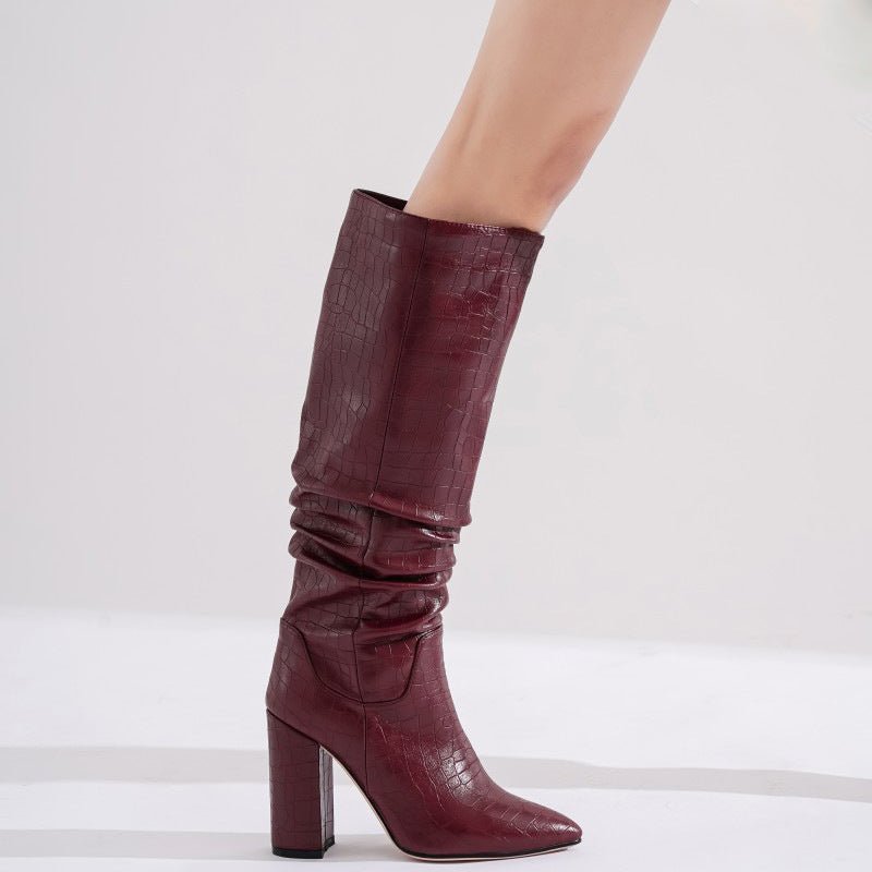 Women's knee high boots - FashionTech