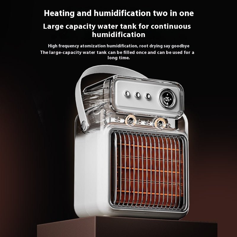 1200W 2 In 1 Efficient Room Heater Humidifying Table Heater Overheating Protections Heater Indoor Heater Suitable For Offices - Tech Tready