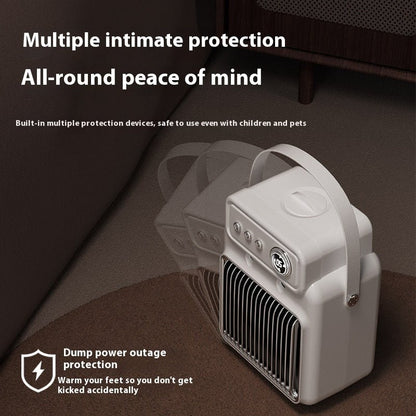 1200W 2 In 1 Efficient Room Heater Humidifying Table Heater Overheating Protections Heater Indoor Heater Suitable For Offices - Tech Tready