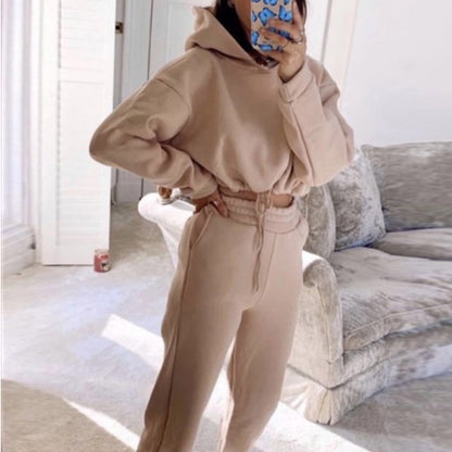 Jogging Suits For Women 2 Piece Sweatsuits Tracksuits Sexy Long Sleeve Fitness