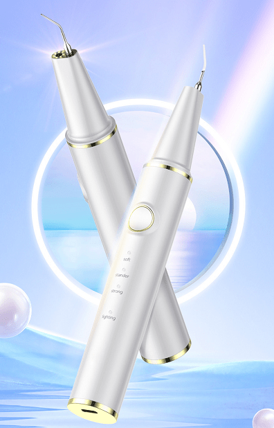 2 - in - 1 dental cleaning flushing instrument for removing dental calculus and plaque visualized true ultrasonic dental cleaner - Tech Tready