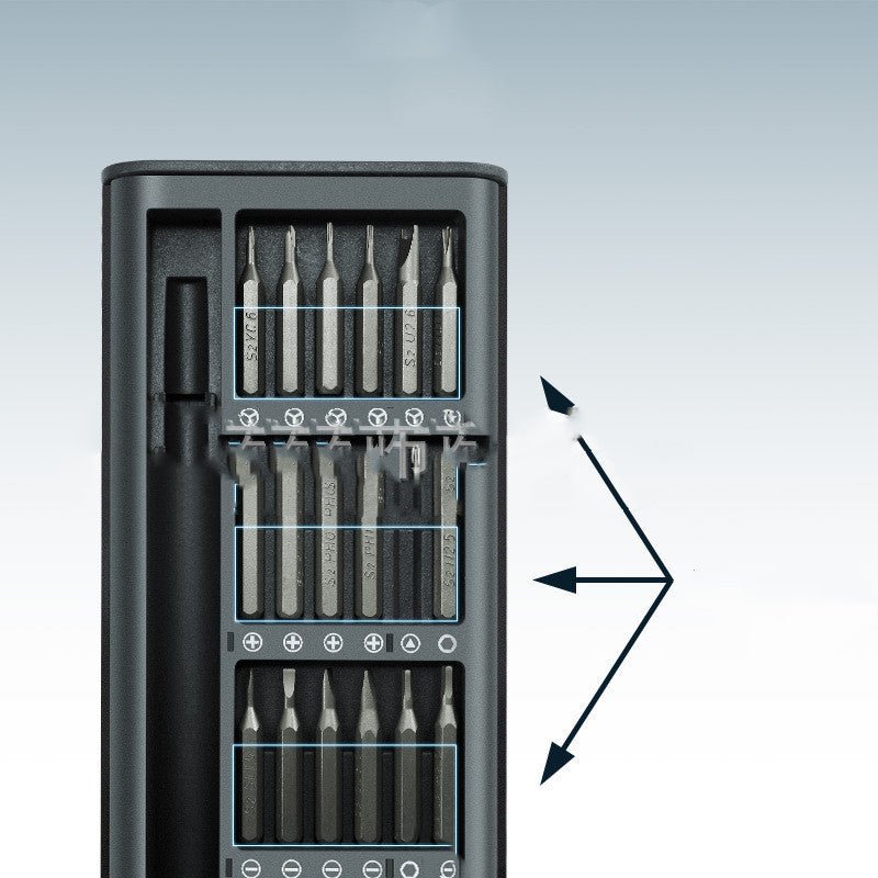 25 In 1 Precision Screwdriver Set Xiaomi Disassembling Tool Multi Use Set Mobile Phone Repair Disassembling Tool Box - FashionTech