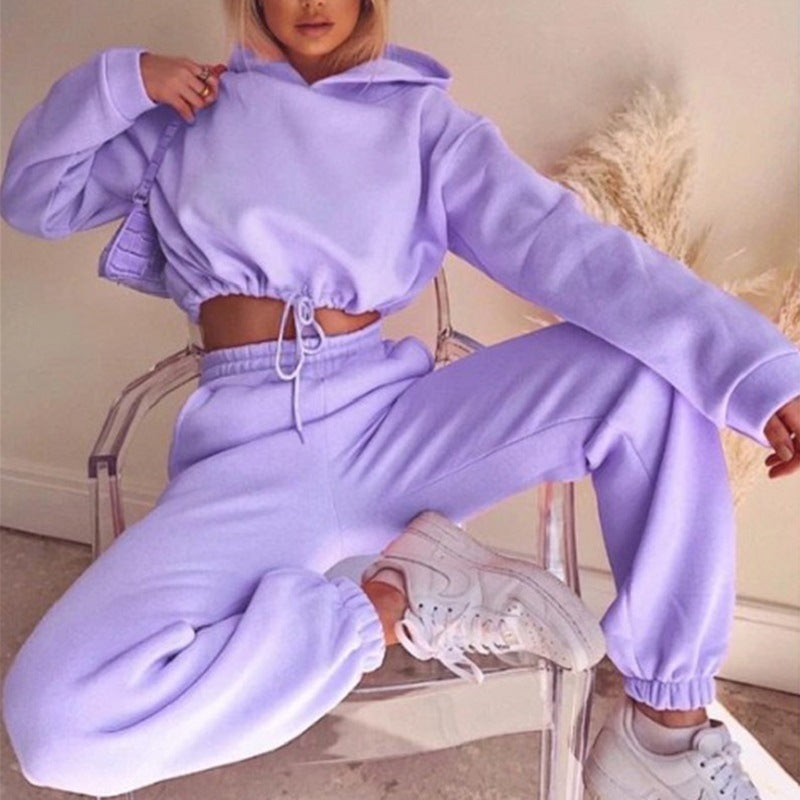 Jogging Suits For Women 2 Piece Sweatsuits Tracksuits Sexy Long Sleeve Fitness