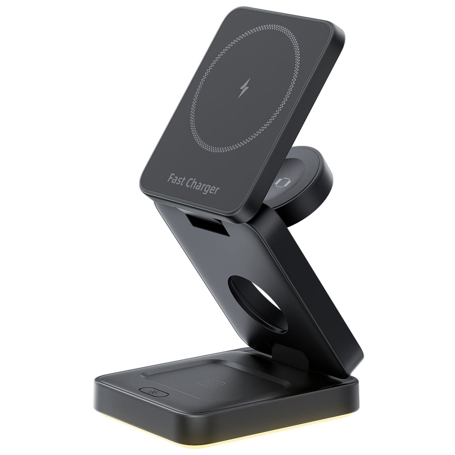 3 in 1 Wireless Charger Magnetic Foldable Charger For iphone charger power Adapter Charging Stand & Holder - FashionTech