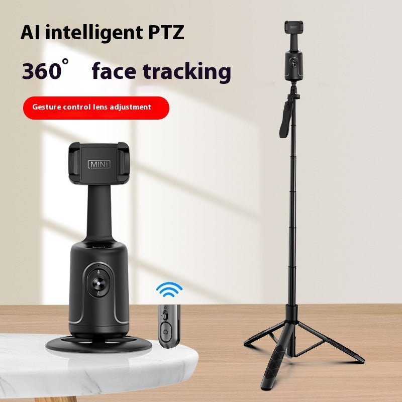 360 Auto Face Tracking Gimbal AI Smart Gimbal Face Tracking Auto Phone Holder For Smartphone Video Vlog Live Stabilizer Tripod - Tech Tready