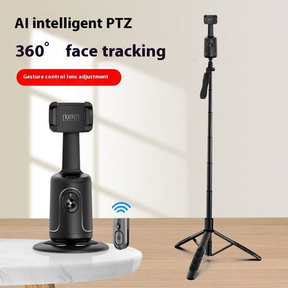 360 Auto Face Tracking Gimbal AI Smart Gimbal Face Tracking Auto Phone Holder For Smartphone Video Vlog Live Stabilizer Tripod - Tech Tready