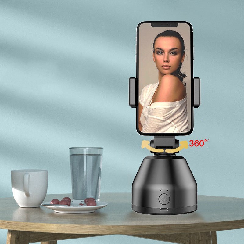 360 - Degree Object Tracking Bracket Smart Phone Live Broadcast PTZ Face Recognition New Mobile Phone Live Broadcast Bracket - Tech Tready