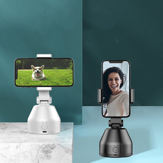 360 - Degree Object Tracking Bracket Smart Phone Live Broadcast PTZ Face Recognition New Mobile Phone Live Broadcast Bracket - Tech Tready