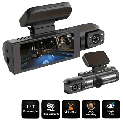 360° Dual Lens Car Dash Cam - Tech Tready