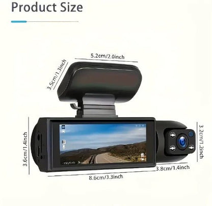 360° Dual Lens Car Dash Cam - Tech Tready