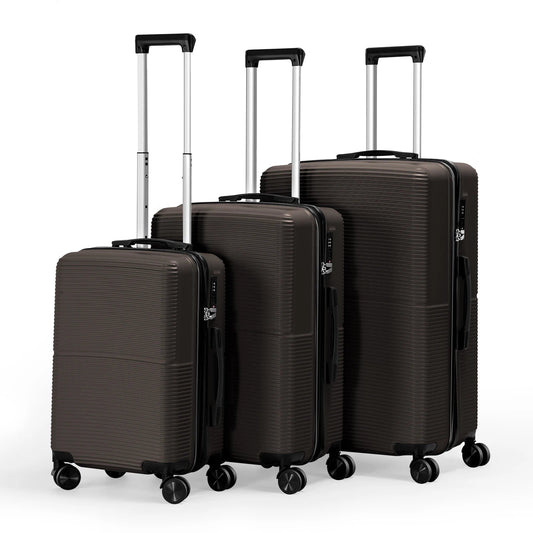 3Pcs Luggage Set ABS Hardshell Travel Suitcase Luggage Bag With Silent Spinner Wheel 28 Inch Large Suitcase - FashionTech